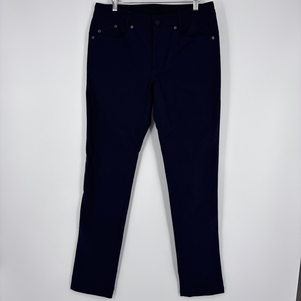 Outlier Strongtwill 5 Pocket Pants Men 31x33 Navy Blue Performance 2 Way Stretch